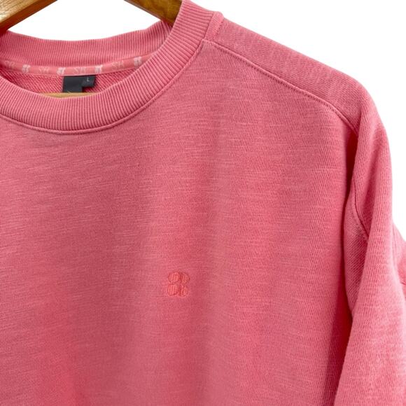 Sweaty Betty Essentials Crewneck Sweatshirt Boxy Soft Pink Size Large - Picture 3 of 8